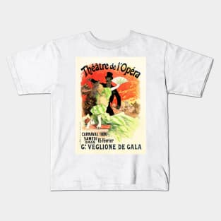 Theatre de L' Opera PARIS OPERA by Jules Cheret Vintage French Kids T-Shirt